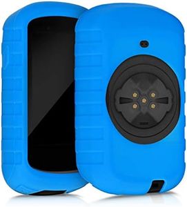 kwmobile Case Compatible with Garmin Edge 830 - Case Soft Silicone Bike GPS Protective Cover - Blue