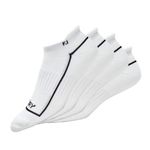 FootJoy ProDRY Womens Roll Tab Socks - White - 2 Pack