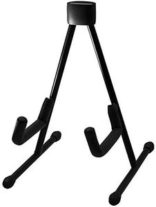 Rayzm Stand Plegable para Ukelele, Pequeño Soporte de Metal para Instrumentos Pequeños y Estándar (Ukelele Soprano/Concerto/Tenor t Mandolina)