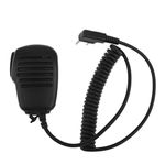 MERISHOPP 2 Pin Rainproof Professional Heavy Duty Shoulder Remote Speaker Mic Microphone PTT for Kenwood Baofeng Nexedge Wouxun Radios 5R 82 5RA 888S