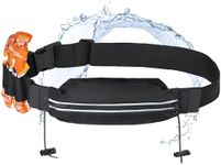 Reflective Running Race Bib Belt With Elastic Webbing - Lightweight Fits All Waist Sizes 30”-42” Running Belts for Women and Men for Marathon, Triathlon - Runners Belt - Running Belt Bib Holder