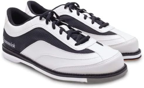 Brunswick Rampage Mens Bowling Shoes (White/Black, us_Footwear_Size_System, Adult, Men, Numeric, Medium, Numeric_12)