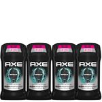 AXE Apollo Antiperspirant Stick for 48-Hour Sweat and Odour Protection, Sage & Cedarwood, Goes on Invisible, 76g (Pack of 4)