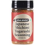 Urban Platter Japanese Shichimi Togarashi Seasoning Shaker Jar, 80g [an All Purpose Seasoning, Spicy, Flavourful, Seasoning for Snacks, Signature Japanese Spice Blend]