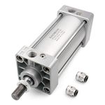 Baomain Pneumatic Air Cylinder SC 63 X 100 PT 3/8; Bore: 2 1/2 inch, Stroke: 4 inch; Screwed Piston Rod Dual Action