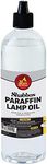 Paraffin Lamp Oil - Clear Smokeless, Odorless, Clean Burning Fuel for Indoor and Outdoor Use with E-Z Fill Cap and Pouring Spout - 32oz - by Ner Mitzvah