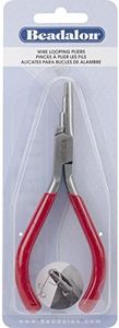 Beadalon JTWL1 Wire Looping Pliers, Red
