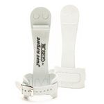 Gibson Athletic Single Buckle Just Right Uneven Bar Grips, White, Medium