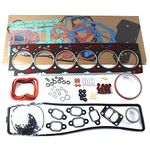 12V 6B 6BT 6BTA 5.9L Engine Full Gasket Kit Head Gasket Set 3921394 4089649 3802025 3802026 for Cummins 6B5.9 QSB5.9 CM550 ISB (Chrysler) Engine Dodge Ram Pickup 1989-1998
