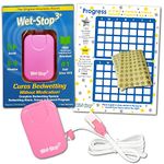 Wet-Stop 3 Pink Bedwetting Enuresis Alarm with Loud Sound and Strong Vibration for Boys or Girls, Proven Solutions for Bedwetters