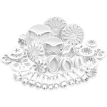 SYGA Flower Fondant Cake Sugarcraft Decorating Kit Combos (Cookie Cutter) set of 33