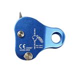 POHOVE Rope Ascender Climbing Tree Arborist Rope Grab Climbing Hand Ascender Fall Arrest Protection Belay Device Self-Locking Rope Grip Clamp for Outdoor Climbing(Blue)