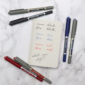 uni-ball Eye Micro Rollerball Pen Set, Black – 5-Pack