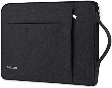 Kogzzen 13 13.3 13.6 14 Inch Laptop Sleeve Shockproof Case Waterproof Bag Compatible with MacBook Pro 14 13/ MacBook Air 13/ Dell XPS 13/ Surface Laptop 13.5, HP Lenovo Asus Samsung Acer - Black