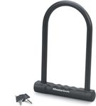 MASTER LOCK Bike D Lock, 2 Keys, Universal Mounting Bracket, Lightweight Double Locking Shackle, 240 x 160 x 32 mm, Black