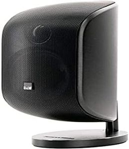 Bowers and Wilkins M-1 Satellite Speaker - 4" Glass Fiber Midrange, 1" Aluminum Dome Tweeter, Use As Stereo Speakers Or Center Channel in Your Surround Sound System, Matte Black (Single)