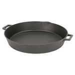 Bayou Classic 7.5" - 16" Cast Iron Double Handle Frying Pan - Black - 7439