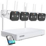 ZOSI 2.5K WiFi Security Camera Wire