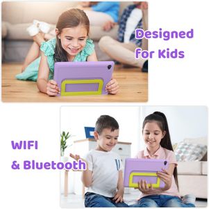 ZIBATIS 10-Inch Kids Tablet – Purple
