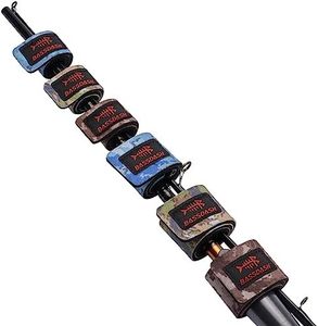 Fishing Rod Straps Stretchy Waterproof Wrap Ties for Spinning Rod, Fly Rod, Casting Rod, 6-Pack (6-Pack in Three Camo Colors (OHN))