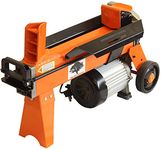 Forest Master FM8D-TC Electric Log Splitter - Small to Medium Wood Burners - Pre-Filled Ready for Use - CE/UKCA Compliant Workbench and Guard - 5 Ton Splitting Force