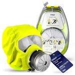 DRÄGER PARAT 7530 Fire Escape Hood with ABEK-1 CO P3 Filter against Smoke, Vapour & Gas | Mask Emergency Escape Respirator | Hardcase