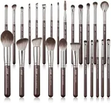 Jessup Makeup Brushes Set Professional 25pcs Premium Synthetic Make up Brushes for Foundation Eyeshadow Blending Concealer Blush Contour Bronzer Eyeliner Eyebrow, Shimmer Brown T511