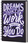 Amazon Brand - Solimo Daily Planner and Organizer, To Do List, Undated Hard Bound Planner, Laminated Covers, 150 Pages (Dreams)