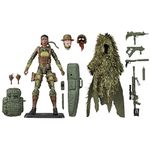 G.I. Joe Classified Series 60th Anniversary Action Marine - Sniper, Collectible 6 Inch Action Figure with Ghillie Suit and 19 Accessories