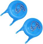 3 Inch Toilet Flapper Compatible with Gerber 99-788, 2 Pack Blue Rubber Toilet Flapper Replacement Flush Valve Kit Fits Most Toilets High Performance Water Saving, Easy to Install