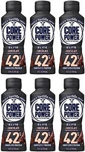 Fairlife Core Power High Protein Milk Shakes, Ready to Drink Elite Chocolate 42g (Pack of 6)