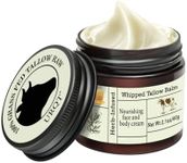 Beef Tallow Honey Balm – Deeply Nourishing Organic Grass Fed Tallow Balm, Beef Tallow Cream for Face & Body Tallow Cream, Moisturizing Skin Care Cream for Dry Skin (60g, Color A)