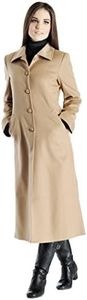 Cashmere Boutique 100% Pure Cashmere Full Length Topcoat Women – Lightweight, Soft & Warm Overcoat