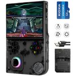 Aivuidbs RG40XX V Handheld Game Console RG 40XXV 4.0'' IPS Screen with 64G TF Card Pre-Installed 5223 Games Supports 5G WiFi 4.2 Bluetooth Online Fighting,Streaming and HDMI Retro Emulator RG40XX