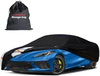 Cotryvox 10-Layer Waterproof Sports Car Cover. See Vehicle Size-Chart for Accurate Fit. All Weather Full Outdoor Covers. Chevy Corvette, Porsche 911, Toyota Supra.Sun Snow Rain.Size C3(See Size Chart)