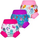 BIG ELEPHANT Reusable Baby Swim Diapers - 3 Pack for Boys – Adjustable, Easy to Wash, Soft & Waterproof, 6-12 Months