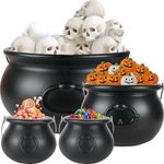 Halloween Large Cauldron Kettles, 4