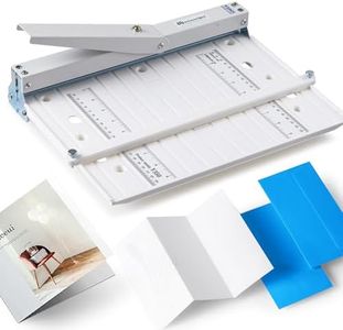 Mxmoonant Foldable Manual Creasing Machine 13'' with Metric/Imperial Scale, Up to 300gsm, Home Manual Creaser for DIY Invitations Greeting Cards, Covers