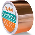 Meideal Copper Foil Tape (2inch X 33 FT) with Dual Conductive Adhesive Copper Tape for Guitar, Electrical Repairs, Arts & Crafts, Stained Glass, Paper Circuits, Soldering, Grounding, Home Decor