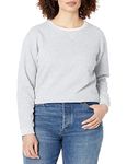 Hanes Women's EcoSmart Crewneck Sweatshirt, Light Steel, S