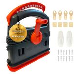 Hardwall Takker® 35-Piece Hanging Tool Kit | Includes Takker, Hangers, Hooks & Drill Bit | for Brick, Concrete, Plaster & Ceramic | Dragons Den Winner | 3 mm Hole | Holds up to 10 kg | DIY Solution