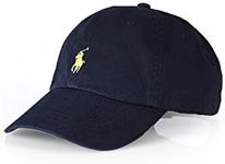 POLO Ralph Lauren Men/Women Cap Horse Logo/Adjustable Navy Blue/Yellow