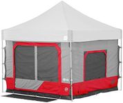 E-Z UP Camping Cube 6.4, Converts 10' Straight Leg Canopy into Camping Tent, Punch