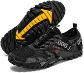 ziitop Mens Water Shoes Mens Hiking Shoes Summer Water Shoes for Men Quick Drying Beach Shoes Men Aqua Shoes for Water Sports Diving Hiking Sailing Travel Trekking Fishing Barefoot Shoes