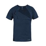 FUN2BEMUM Kangaroo Skin to Skin Bonding Care Casual Mens T-Shirt for Dad (XXXL, Navy)