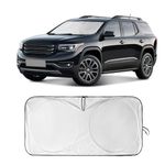 for Honda Pilot 2016-2023 Car Windshield Sunshade Foldable Sun Shield- Front Window Shade Cover Custom Fit for 2018-2023 GMC Terrain Sun Visor 210T Protector Reflective Blocks UV Rays Car Accessories