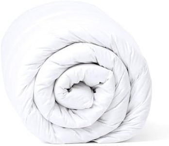 Amazinggirl Couette d'hiver Couette 140 x 200 cm - Couettes Couverture de Couchage Couette matelassée Couette Chaude Blanche en Microfibre