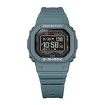 Casio Men's G-Shock Move DW-H5600 Series, Multisport (Run, Walking, Gym Workout), Heart Rate Watch, Quartz Solar Assisted Watch, Dolphin Blue, Quartz Watch