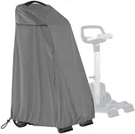 SELUGOVE Pool Cleaner Caddy Cover, Robotic Pool Cleaner Cover, Waterproof and Dustproof, with Windproof Elastic Hem, Fits Most Brands Robotic Pool Cleaner (Grey)