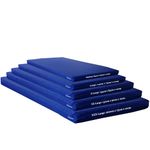 Kosiproducts Gymnastics Crash Mat, High Density Medium Firm 10cm Thick Foam, [Royal Blue, XX-Large]